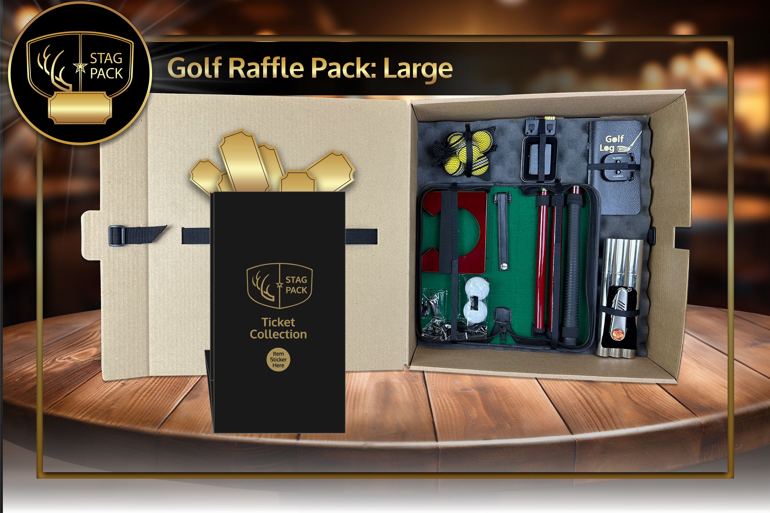 Golf: Large Raffle Pack
