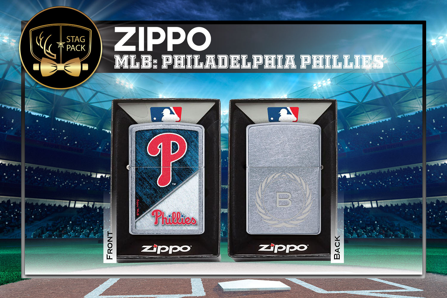 Custom Engraved genuine Zippo windproof lighter with distinctive Zippo "click" Groomsmen Gift