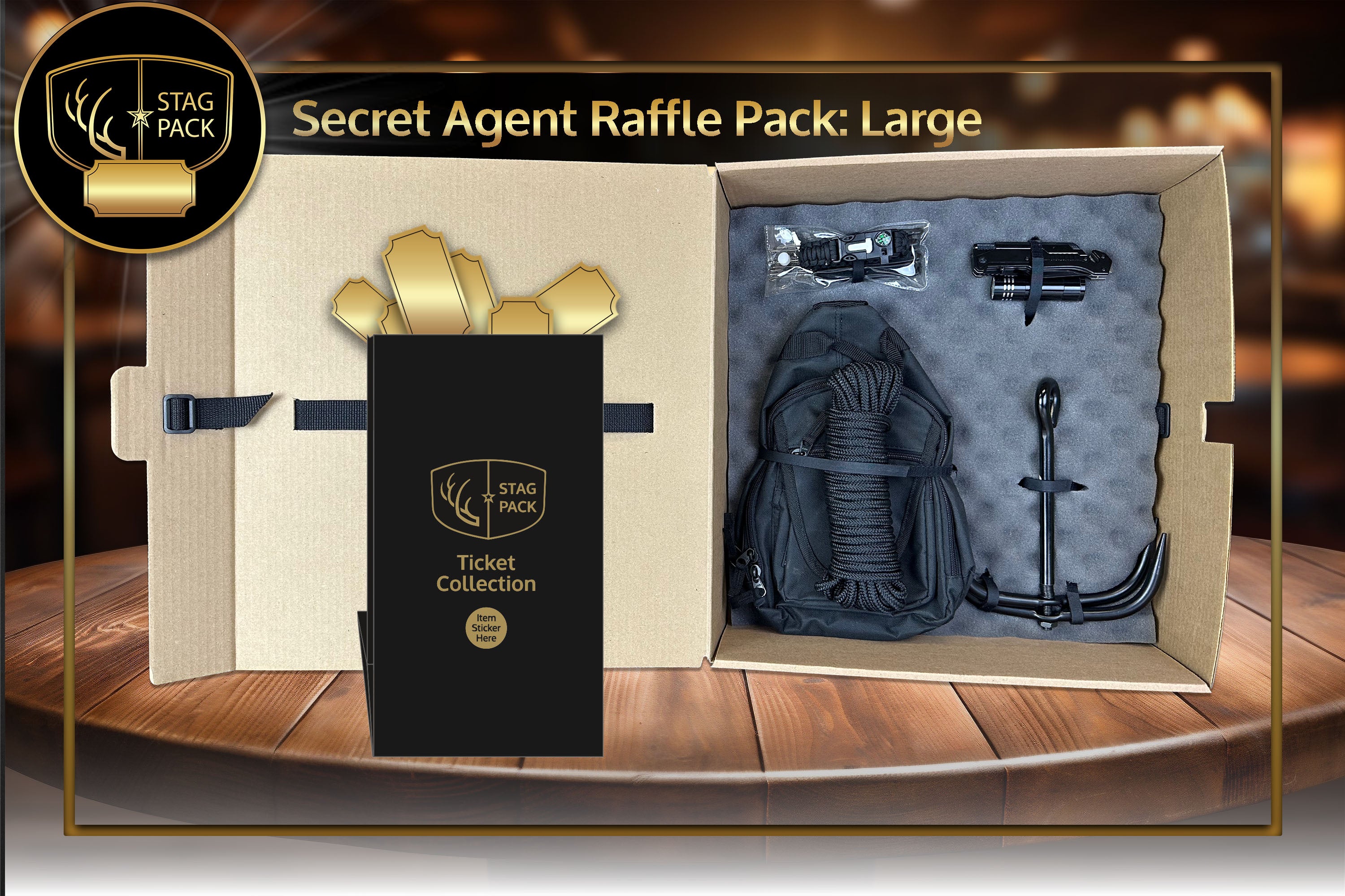 Secret Agent: Large Raffle Pack