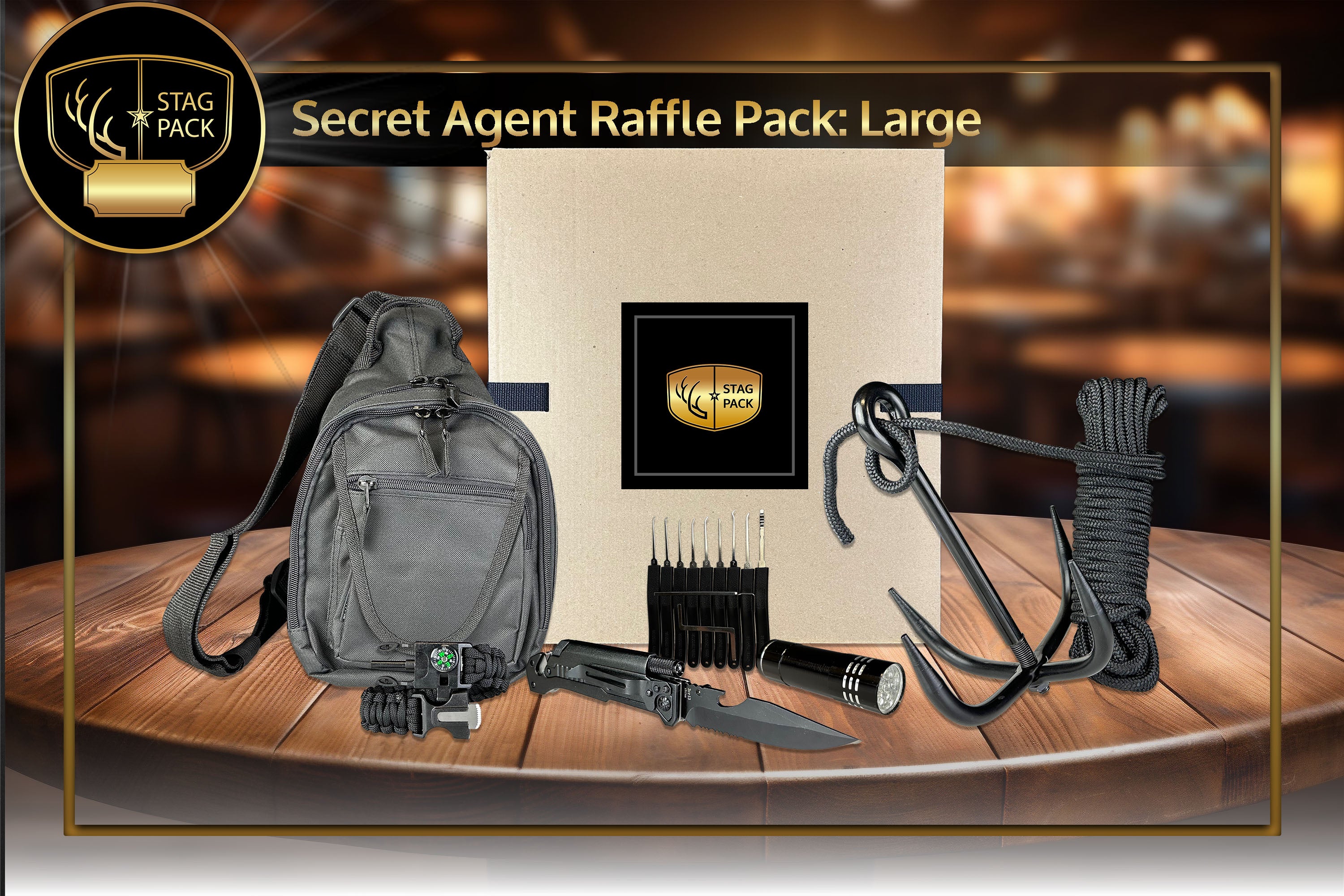 Secret Agent: Large Raffle Pack