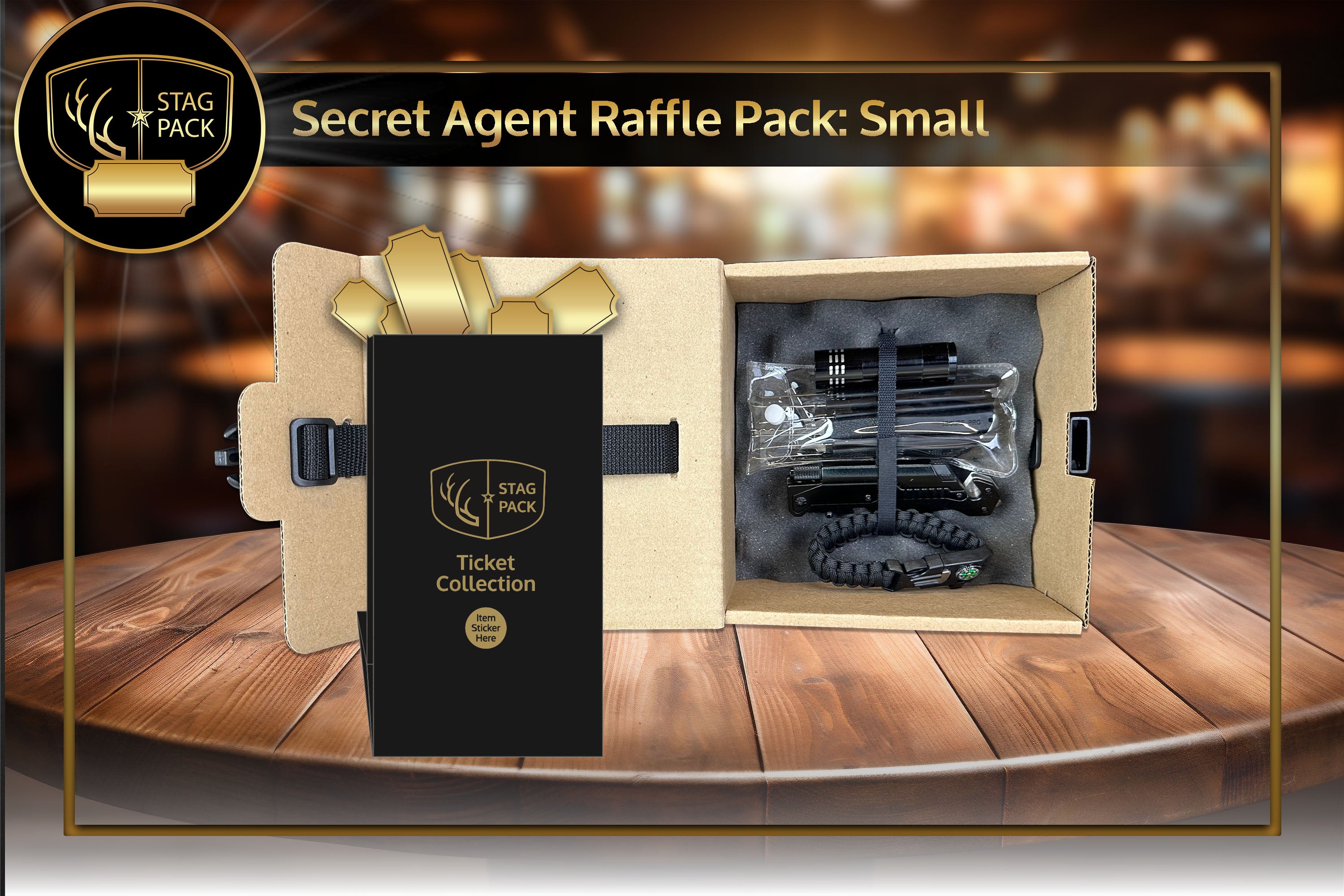Secret Agent: Small Raffle Pack