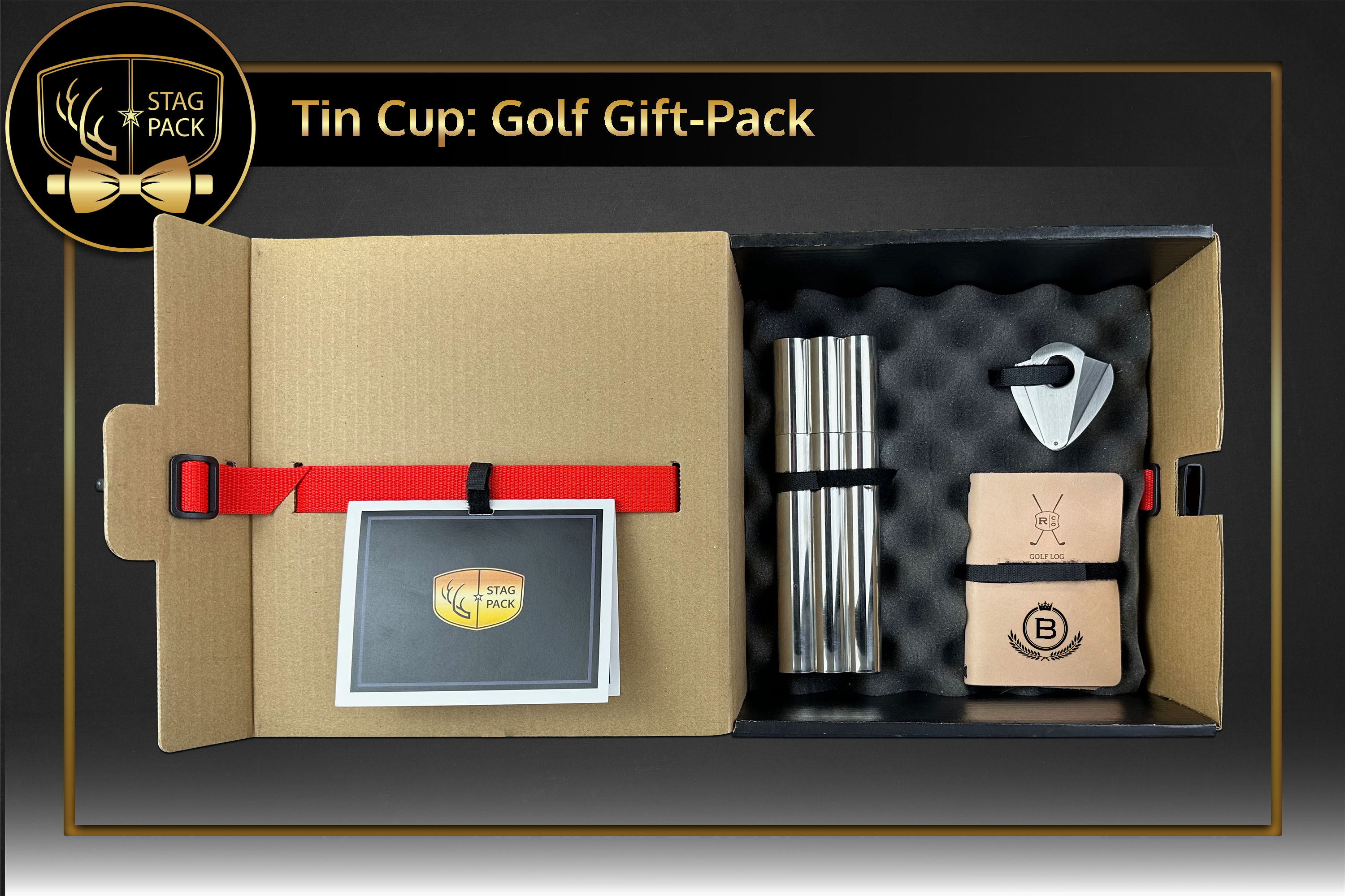 Tin Cup: Golf Groomsmen Gift Pack