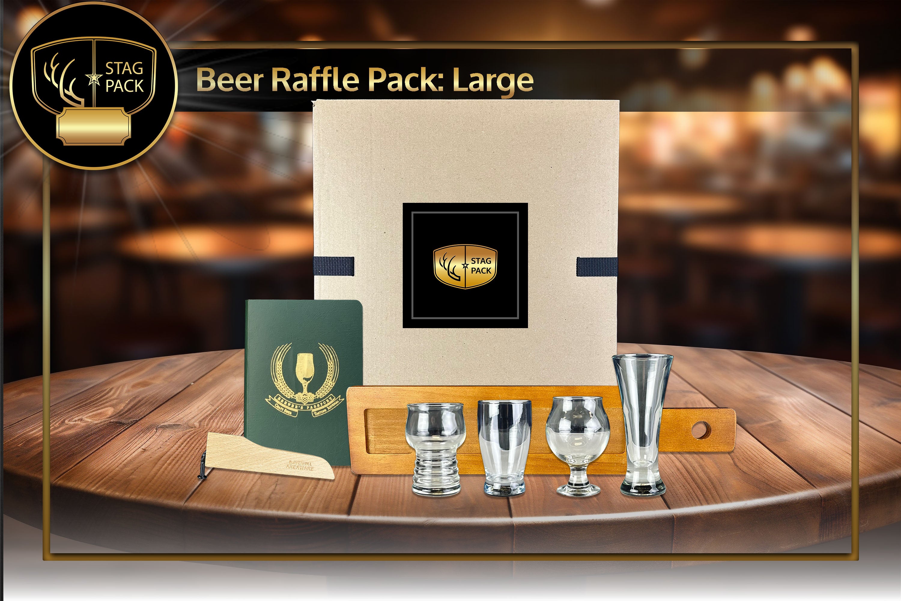 Raffle Pacz Stag Pack Beer Large Raffle Pack
