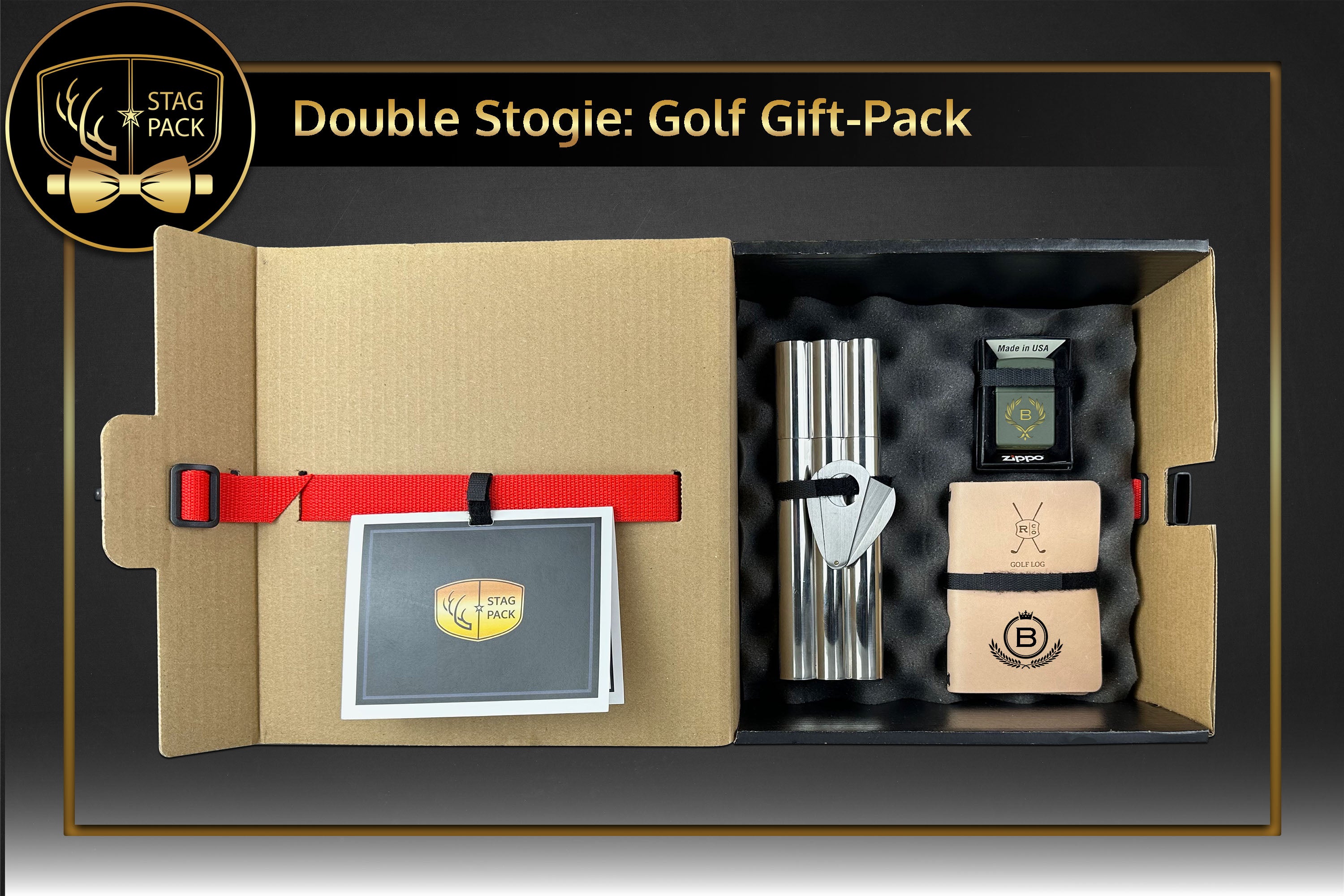 Double Stogie: Golf Gift-Pack