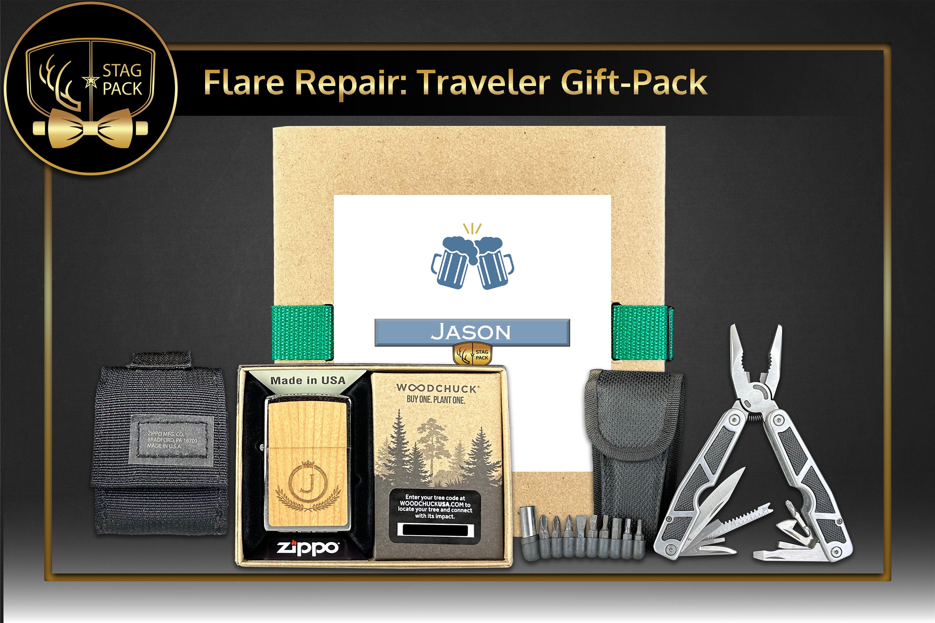 Flare Repair: Traveler Groomsmen Gift Pack