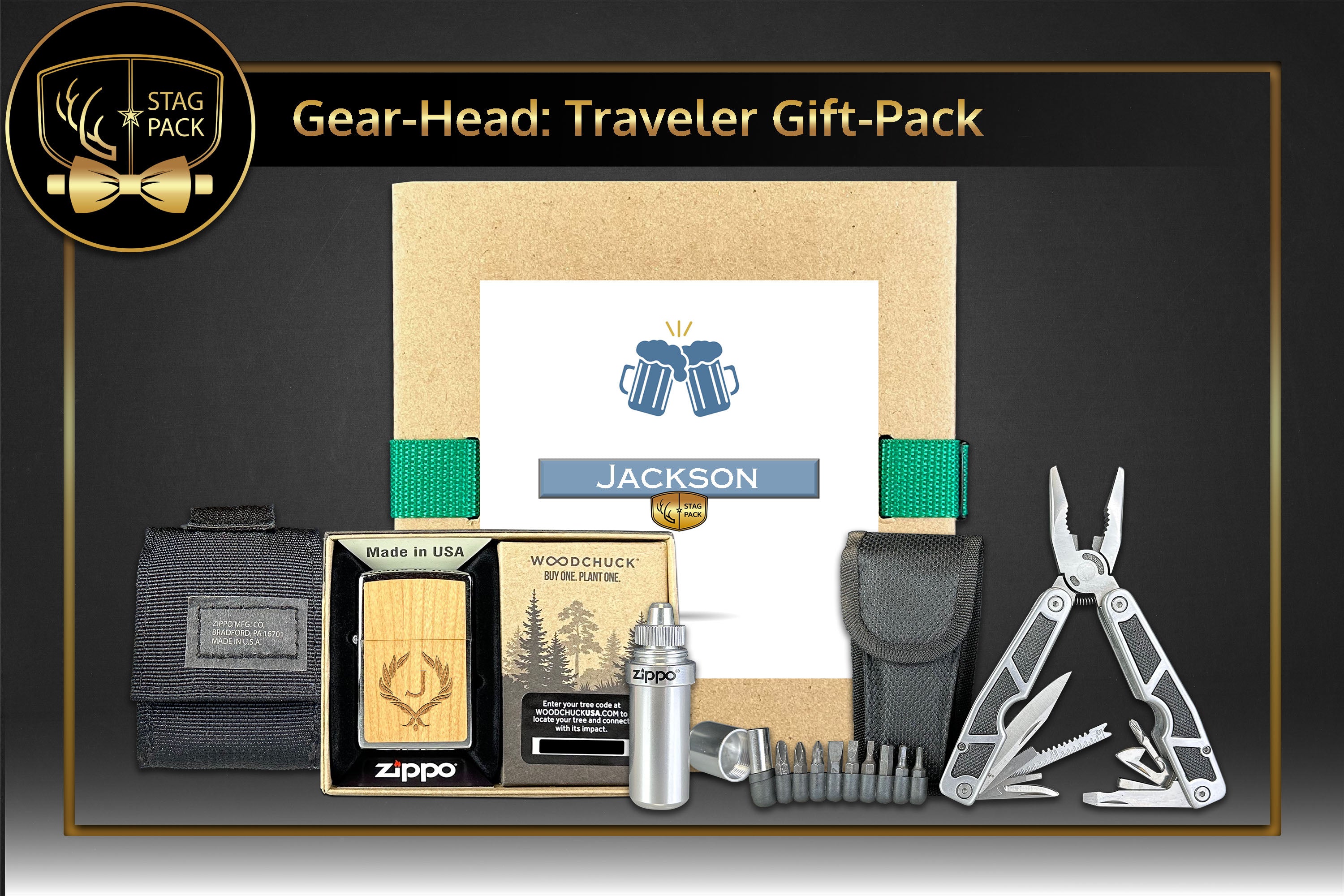 Gear-Head: Traveler Groomsmen Gift Pack