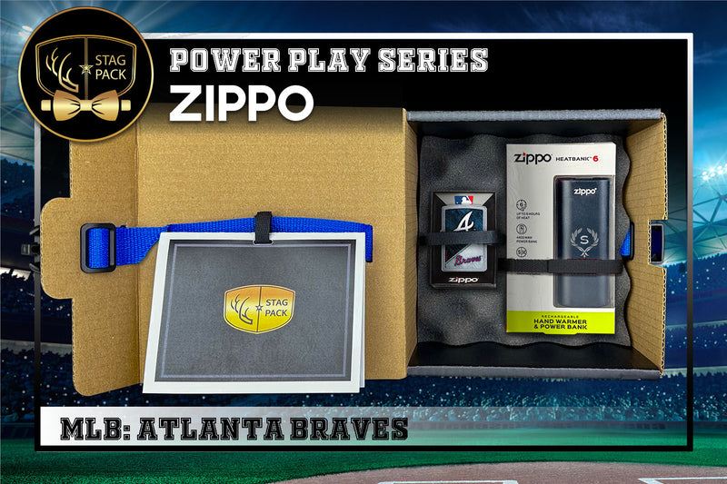 Atlanta Braves Zippo Power Play Series: MLB Gift-Pack
