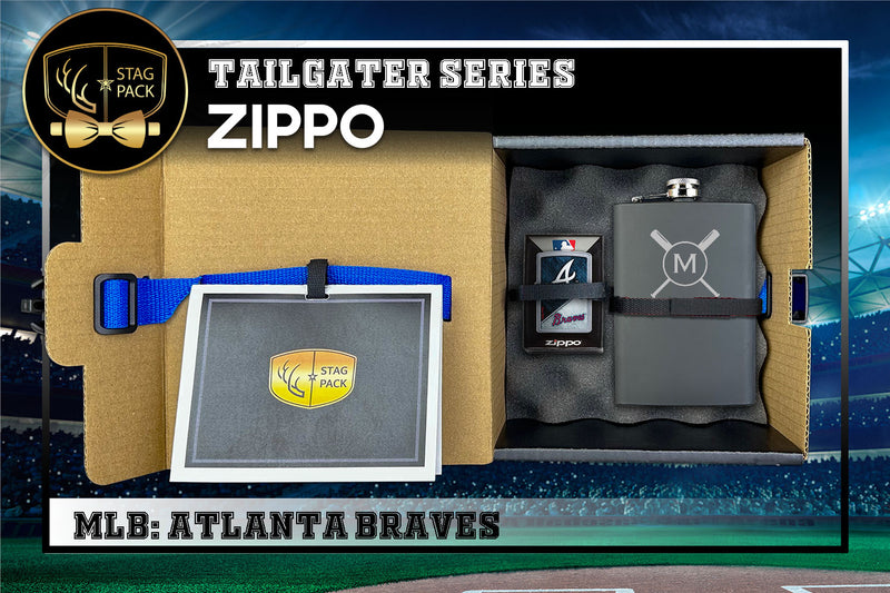 Atlanta Braves Zippo Tailgater Series: MLB Gift-Pack