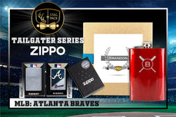 Atlanta Braves Zippo Tailgater Series: MLB Gift-Pack