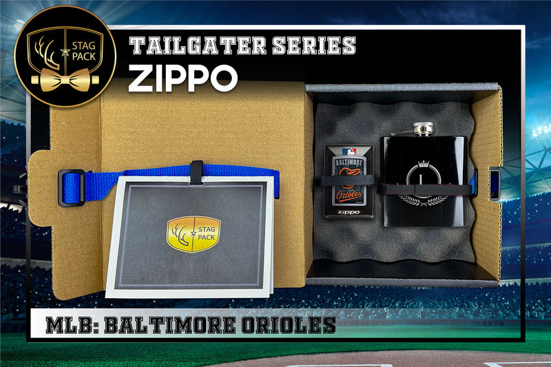 Baltimore Orioles Zippo Tailgater Series: MLB Gift-Pack