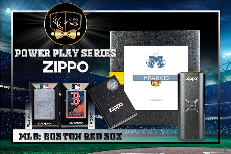 Boston Red Sox Zippo Power Play Series: MLB Gift-Pack
