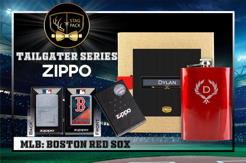 Boston Red Sox Zippo Tailgater Series: MLB Gift-Pack
