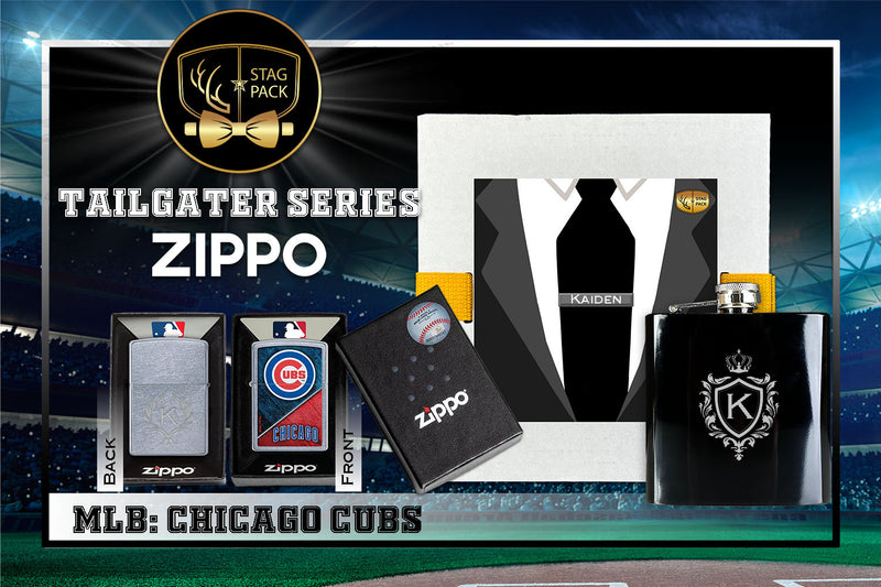 Chicago Cubs Zippo Tailgater Series: MLB Gift-Pack