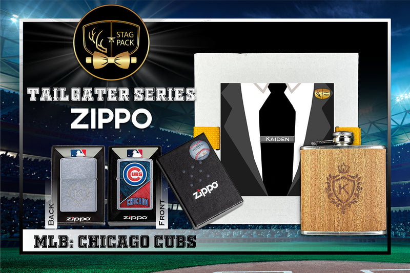 Chicago Cubs Zippo Tailgater Series: MLB Gift-Pack