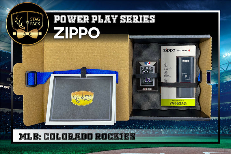 Colorado Rockies Zippo Power Play Series: MLB Gift-Pack