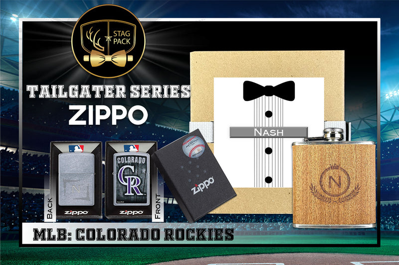 Colorado Rockies Zippo Tailgater Series: MLB Gift-Pack