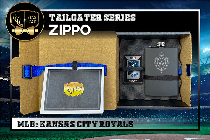 Kansas City Royals Zippo Tailgater Series: MLB Gift-Pack