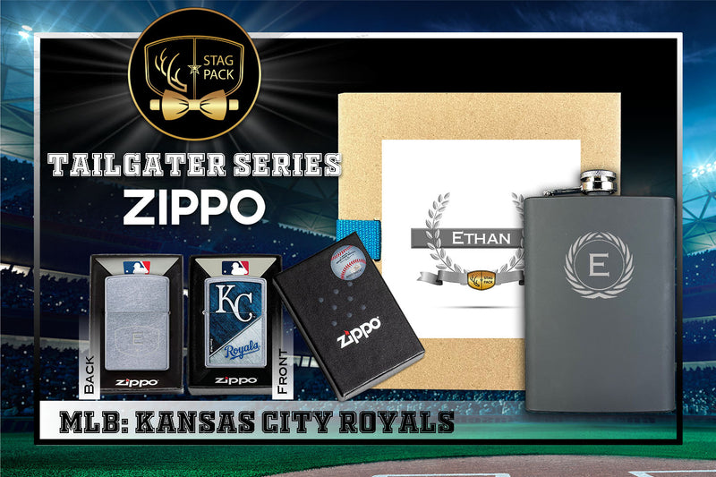 Kansas City Royals Zippo Tailgater Series: MLB Gift-Pack