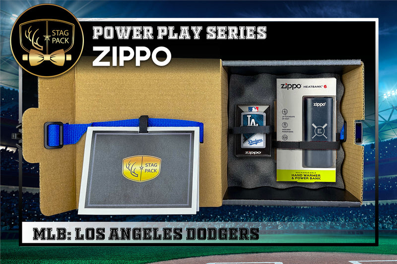 Los Angeles Dodgers Zippo Power Play Series: MLB Gift-Pack