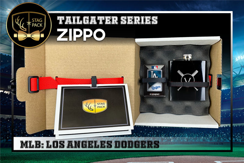 Los Angeles Dodgers Zippo Tailgater Series: MLB Gift-Pack