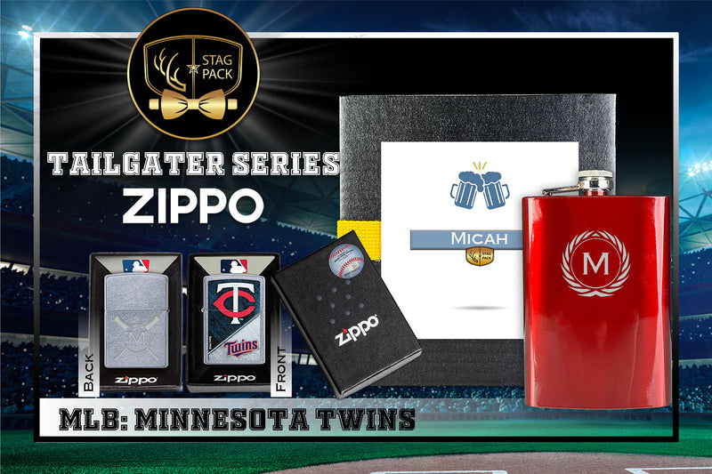 Minnesota Twins Zippo Tailgater Series: MLB Gift-Pack