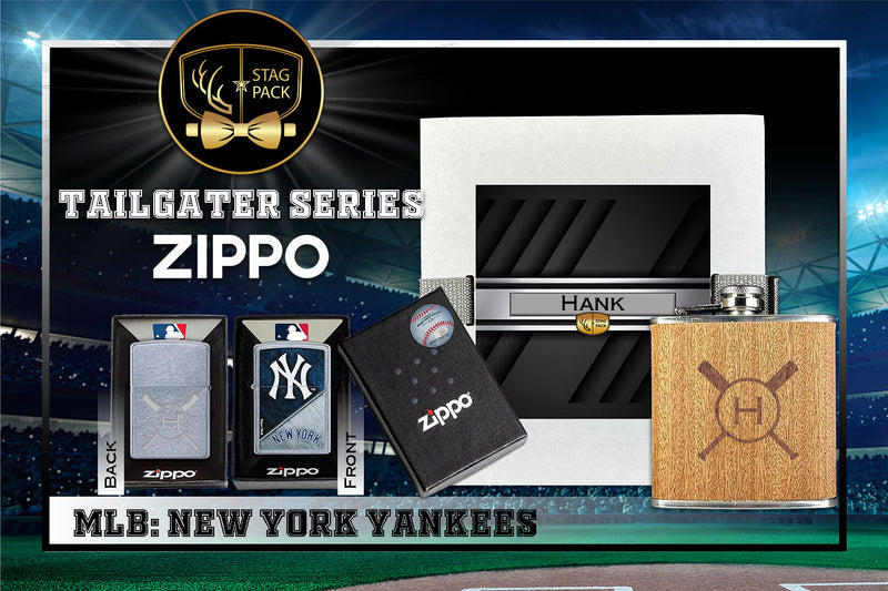 New York Yankees Zippo Tailgater Series: MLB Gift-Pack