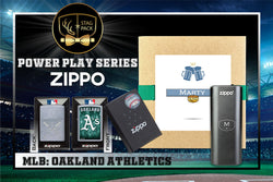 Oakland Athletics Zippo Power Play Series: MLB Gift-Pack
