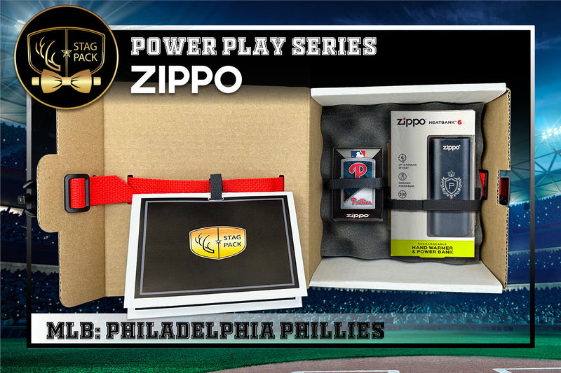 Philadelphia Phillies Zippo Power Play Series: MLB Gift-Pack