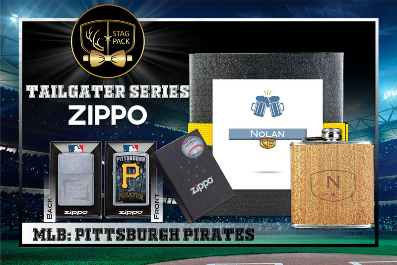 Pittsburgh Pirates Zippo Tailgater Series: MLB Gift-Pack