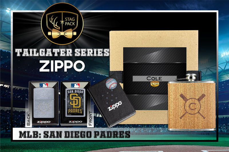 San Diego Padres Zippo Tailgater Series: MLB Gift-Pack