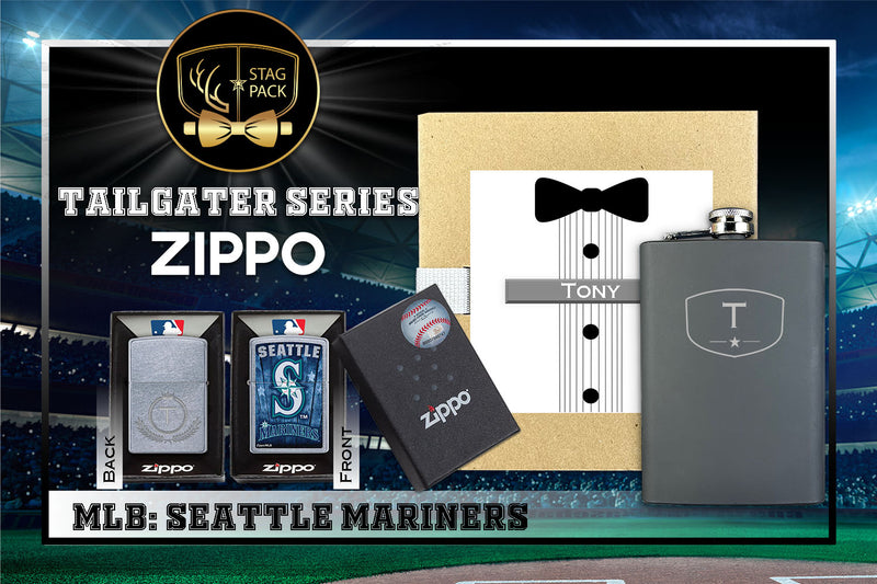 Seattle Mariners Zippo Tailgater Series: MLB Gift-Pack