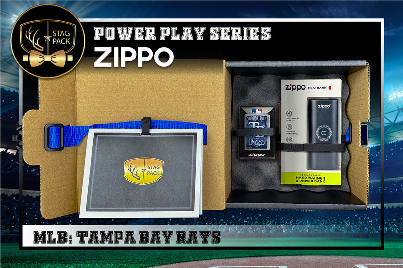 Tampa Bay Rays Zippo Power Play Series: MLB Gift-Pack