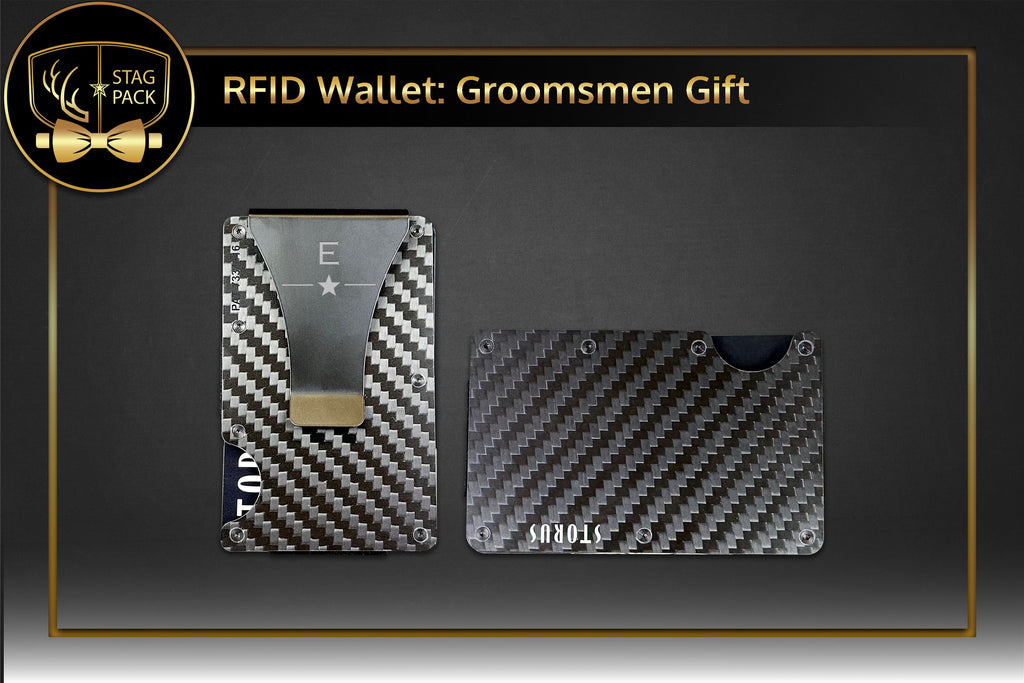 Engraved RFID Wallet with Money Clip