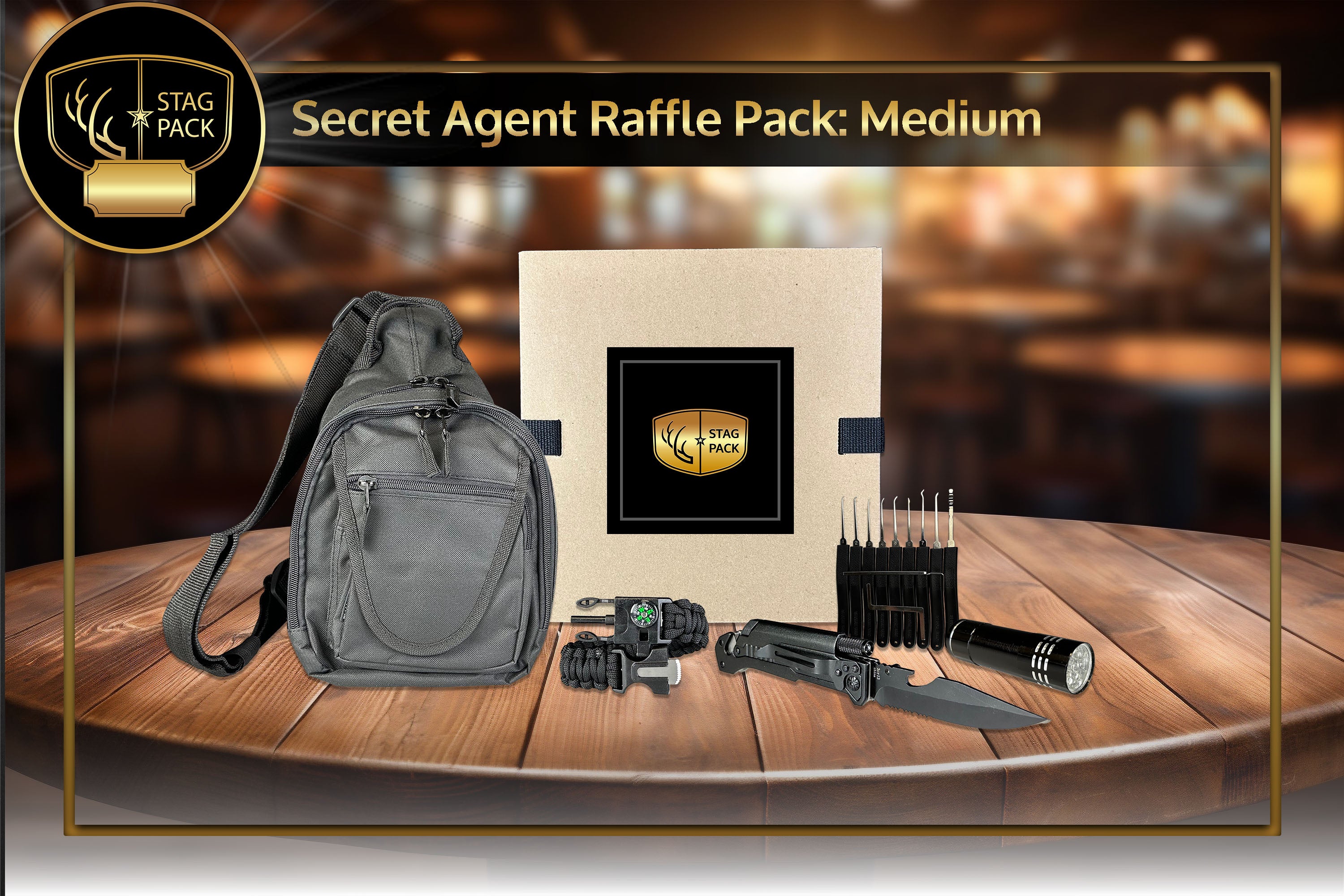 Secret Agent: Medium Raffle Pack