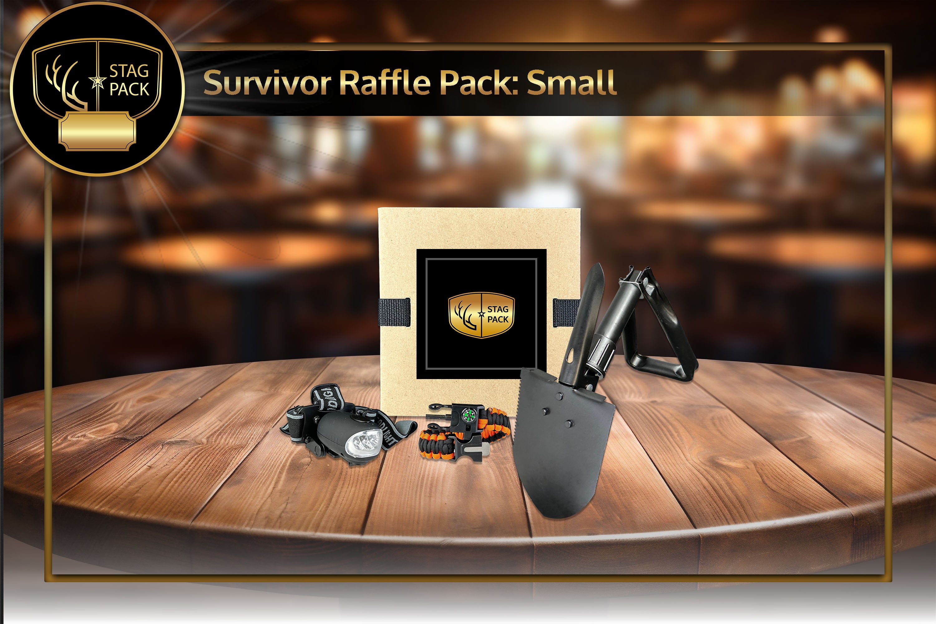 Raffle Pacz Stag Pack Survivor Small Raffle Pack