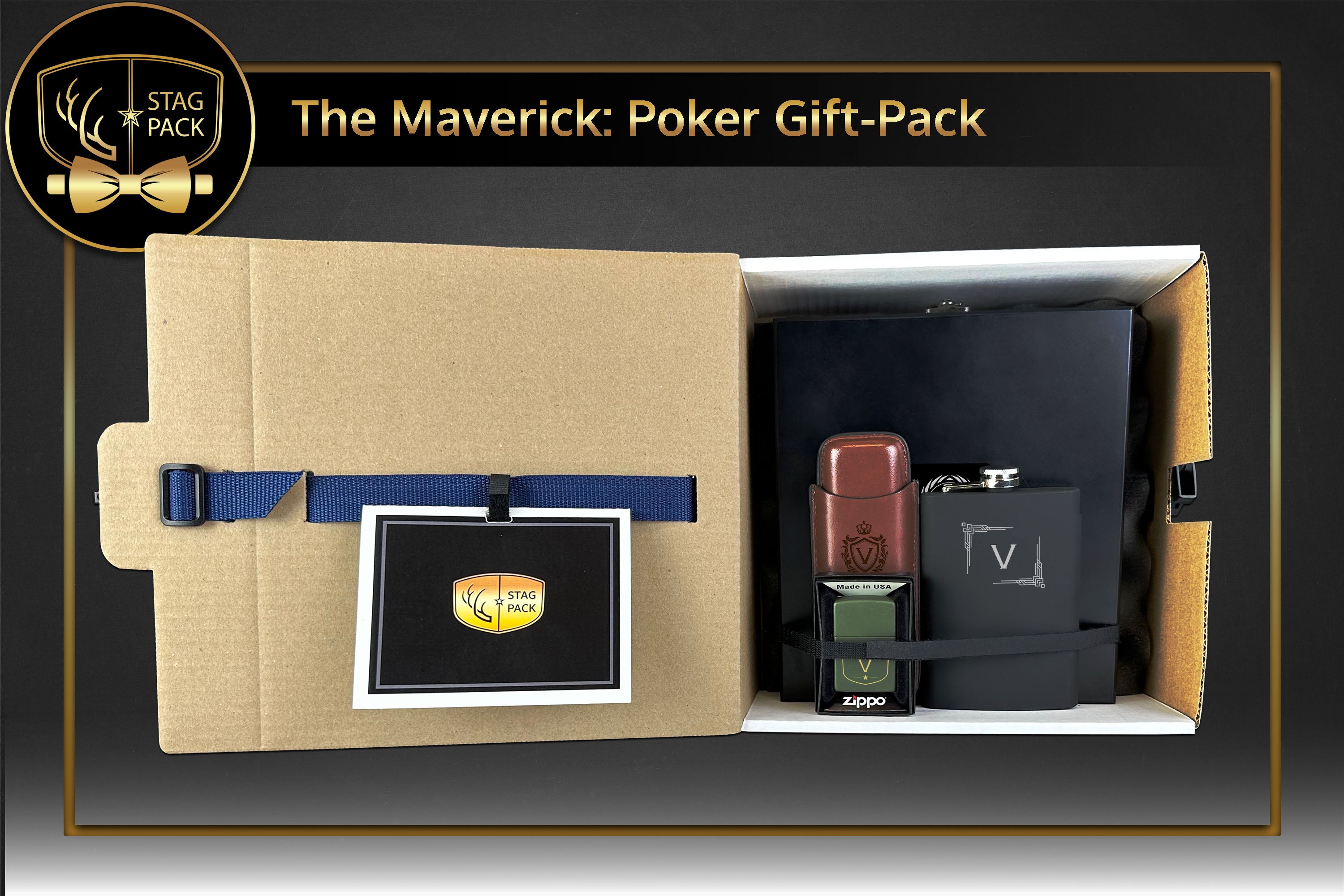 The Maverick: Custom Poker Gift Pack for Your Gamblin' Groomsman