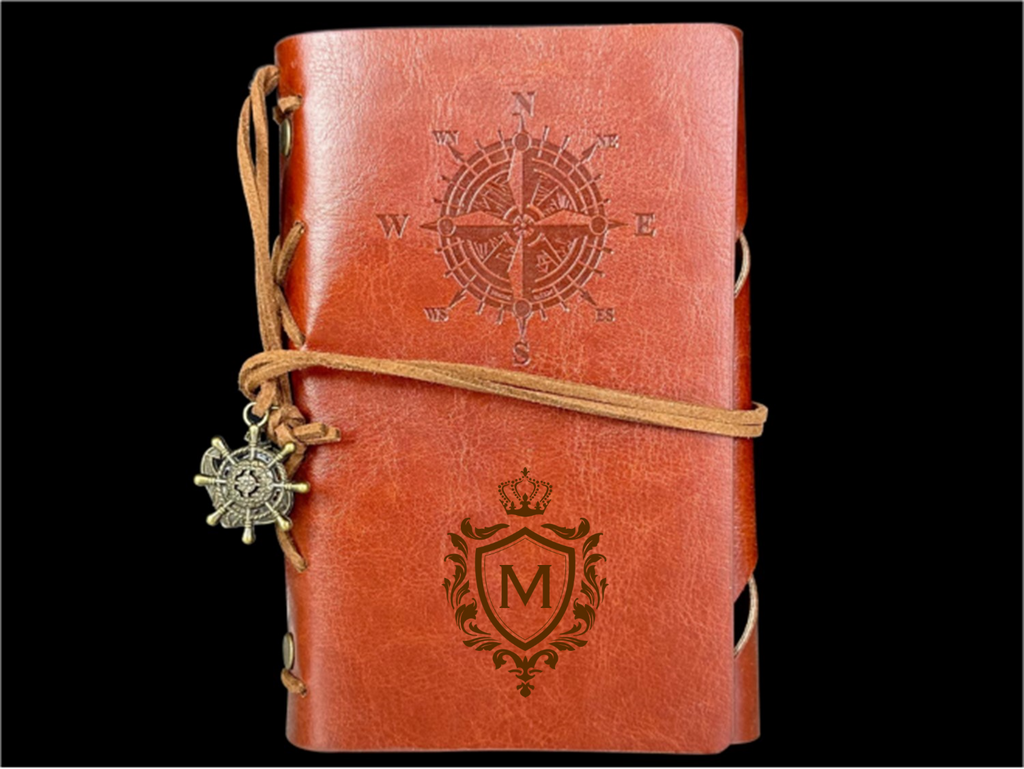 Custom Engraved Groomsmen Gift includes Traveler Journal.  Free Shipping & Personalization!